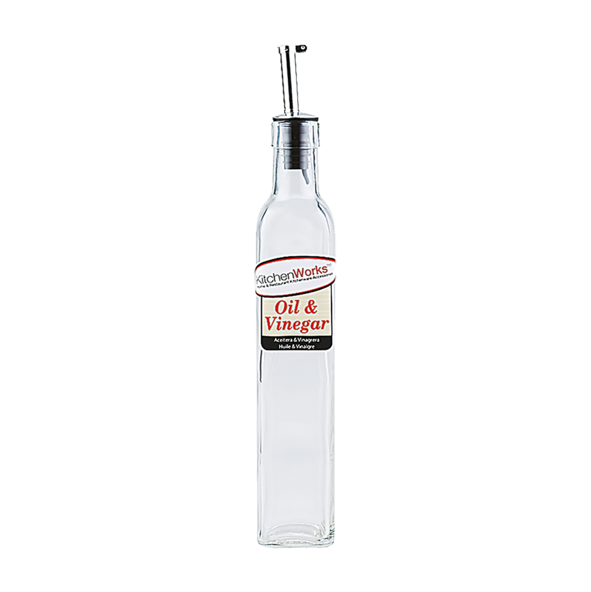 Large Glass Oil/Vinegar Bottle 500ml