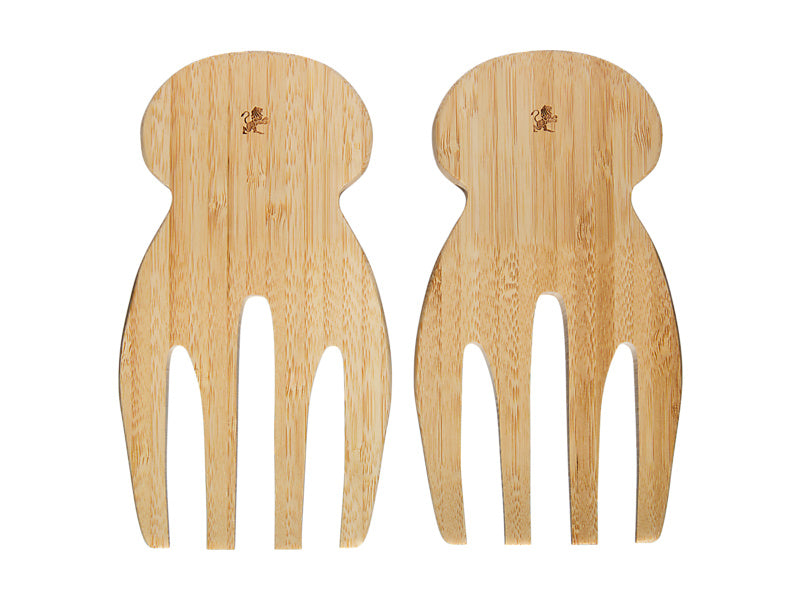 Evergreen Bamboo Salad Hands Set of 2 - 18cm