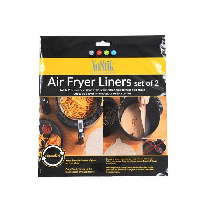 Nostick Air Fryer Liner - Set of 2 Round