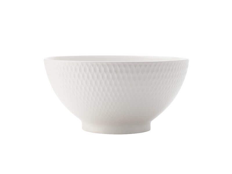 Noodle Bowl 18cm - White Basics Diamonds